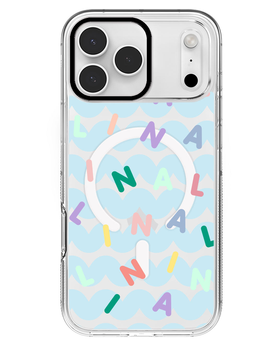 iPhone Rearguard MagSwap - CUSTOM MONOGRAM 2.0 Rainbow