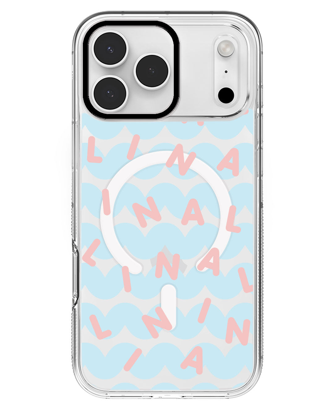 iPhone Rearguard MagSwap - CUSTOM MONOGRAM 2.0 Rosewater