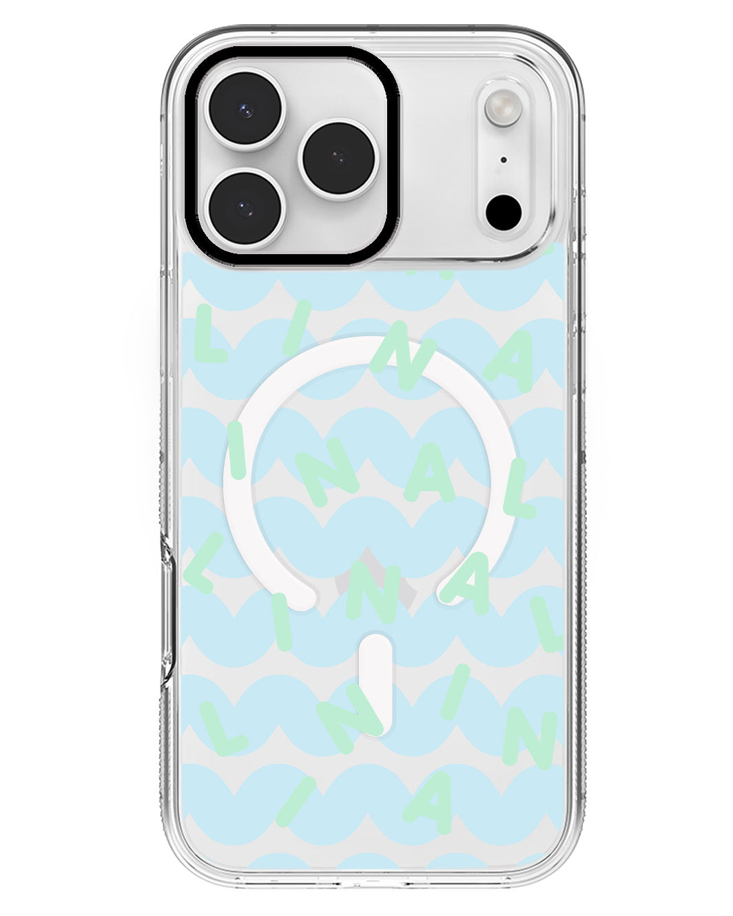 iPhone Rearguard MagSwap - CUSTOM MONOGRAM 2.0 Tosca
