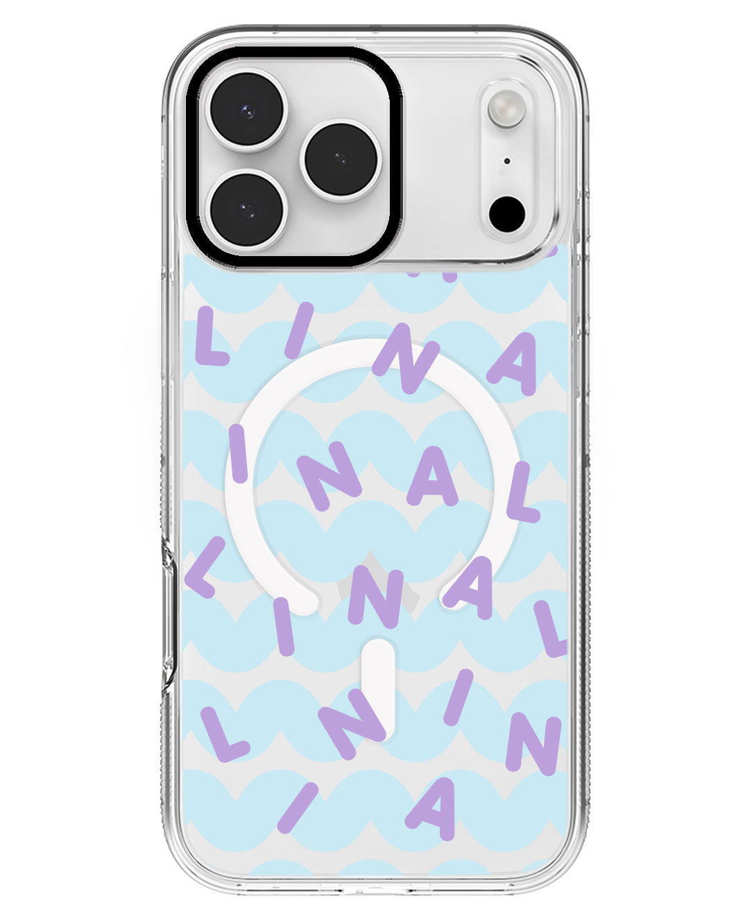 iPhone Rearguard MagSwap - CUSTOM MONOGRAM 2.0 Lilac
