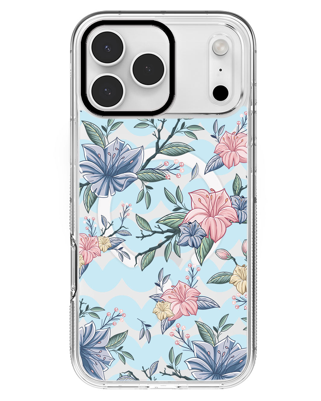 iPhone Rearguard MagSwap - Pink & Blue Floral