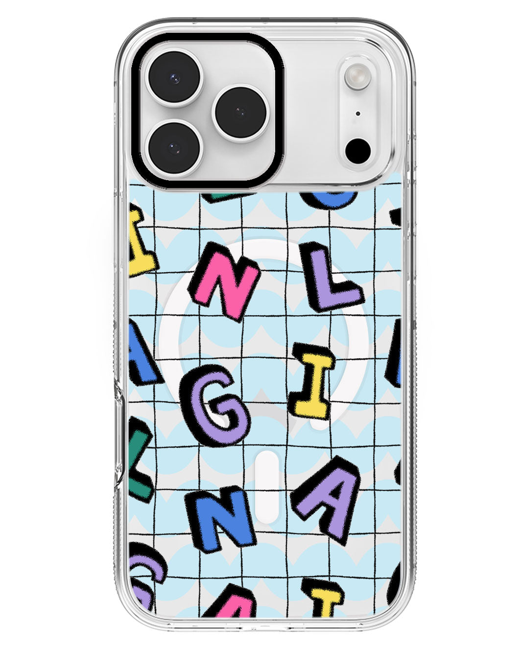 iPhone Rearguard MagSwap - Playful Monogram 2.0