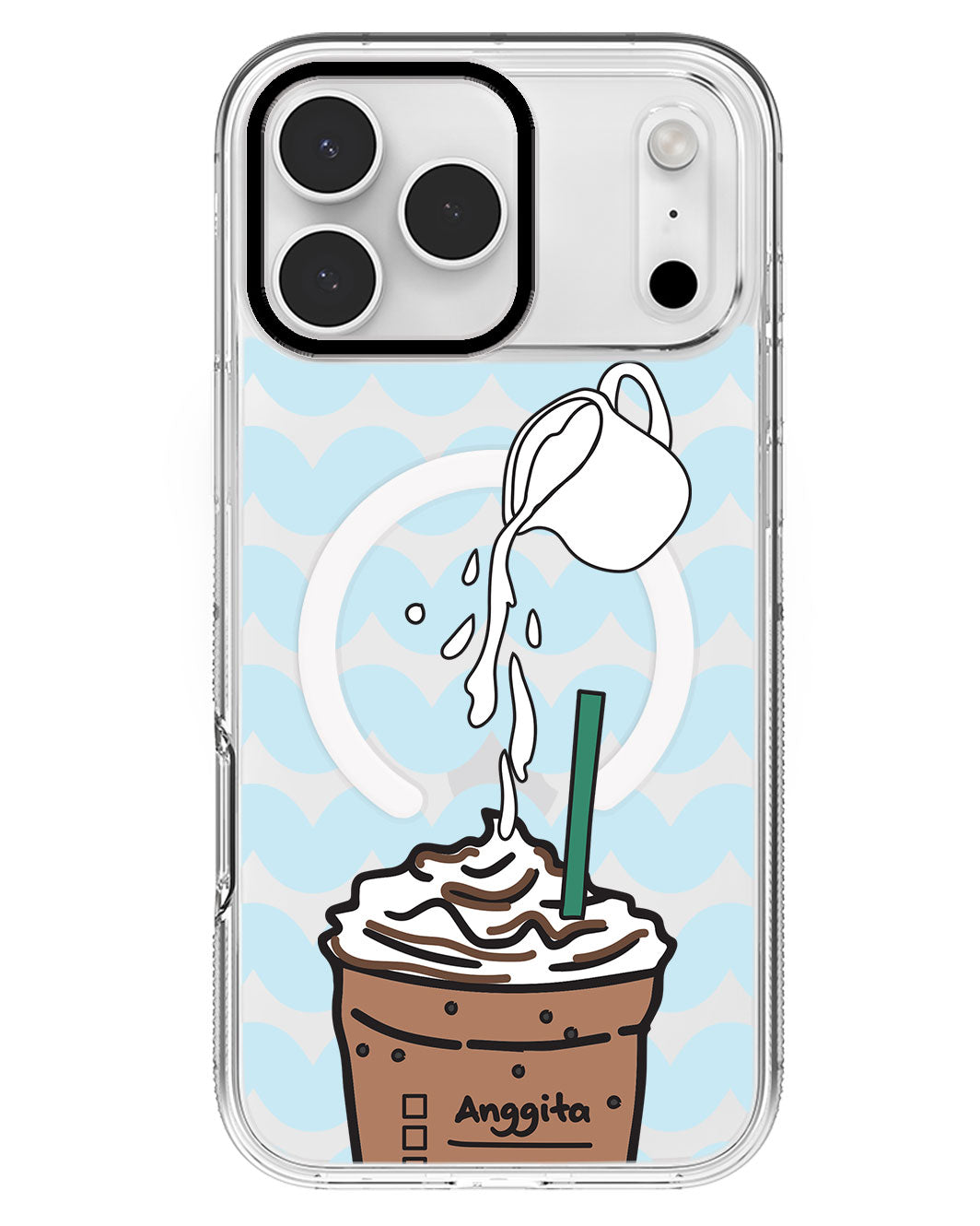 iPhone Rearguard MagSwap - Coffee Frappe