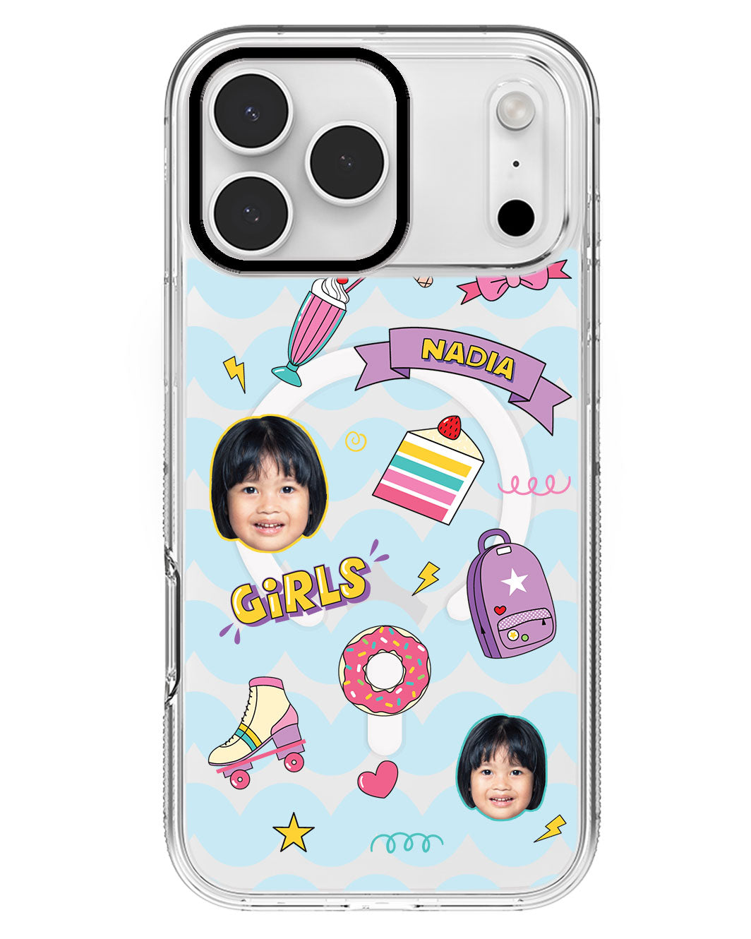 iPhone Rearguard MagSwap - Face Grid Comic