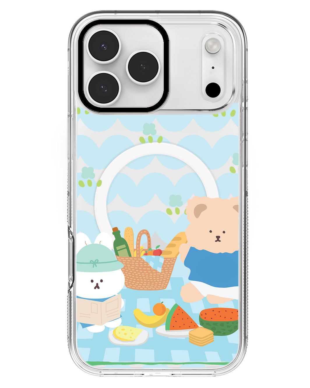 iPhone Rearguard MagSwap - Picnic Bear Blue