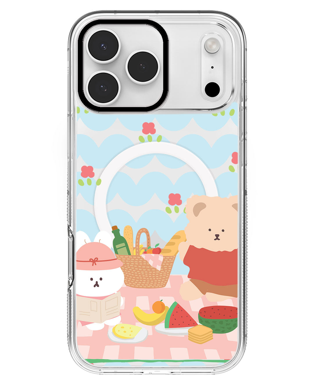 iPhone Rearguard MagSwap - Picnic Bear Pink