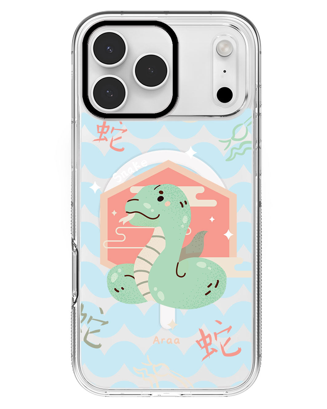iPhone Rearguard MagSwap - Snake (Chinese Zodiac / Shio)