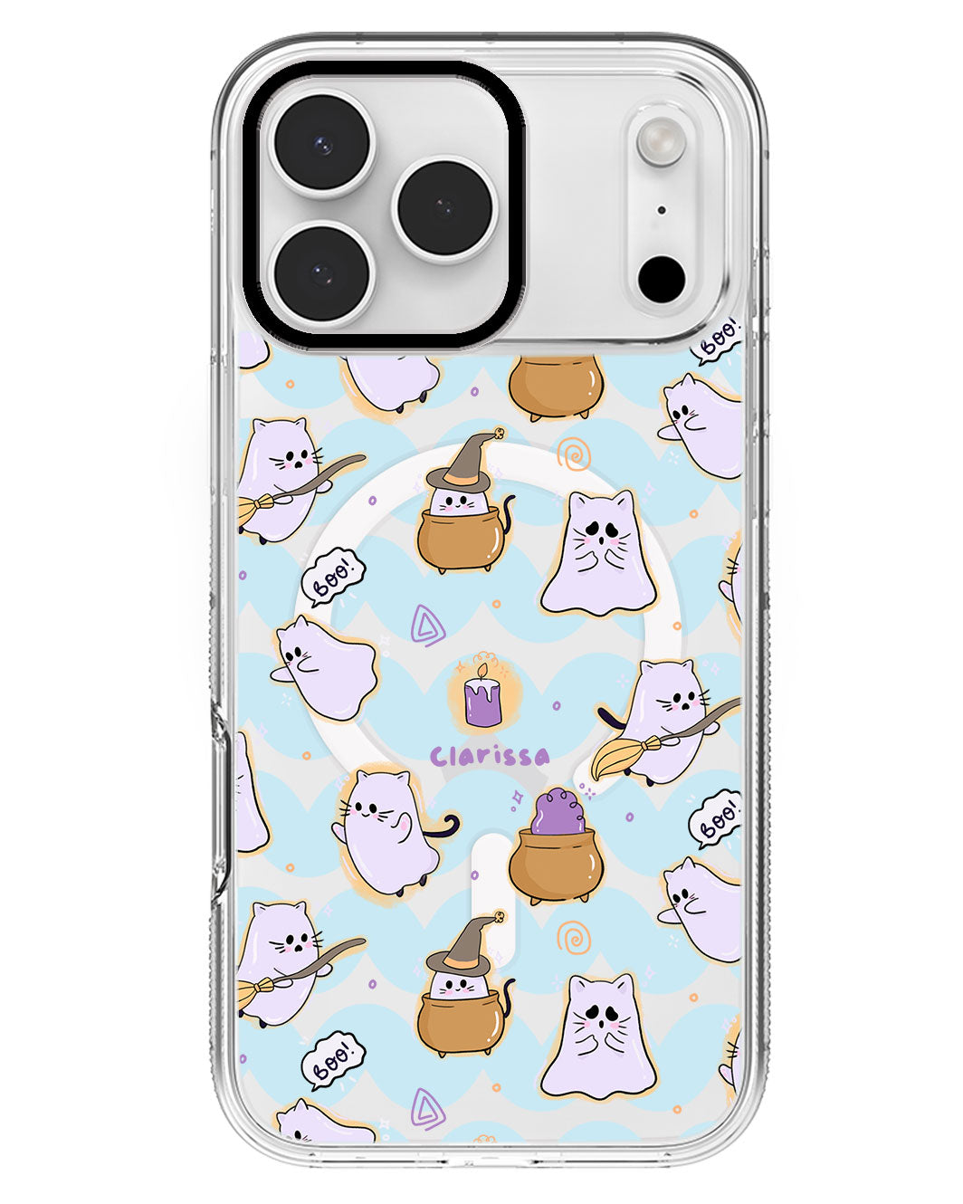 iPhone Rearguard MagSwap - Spooky Cat