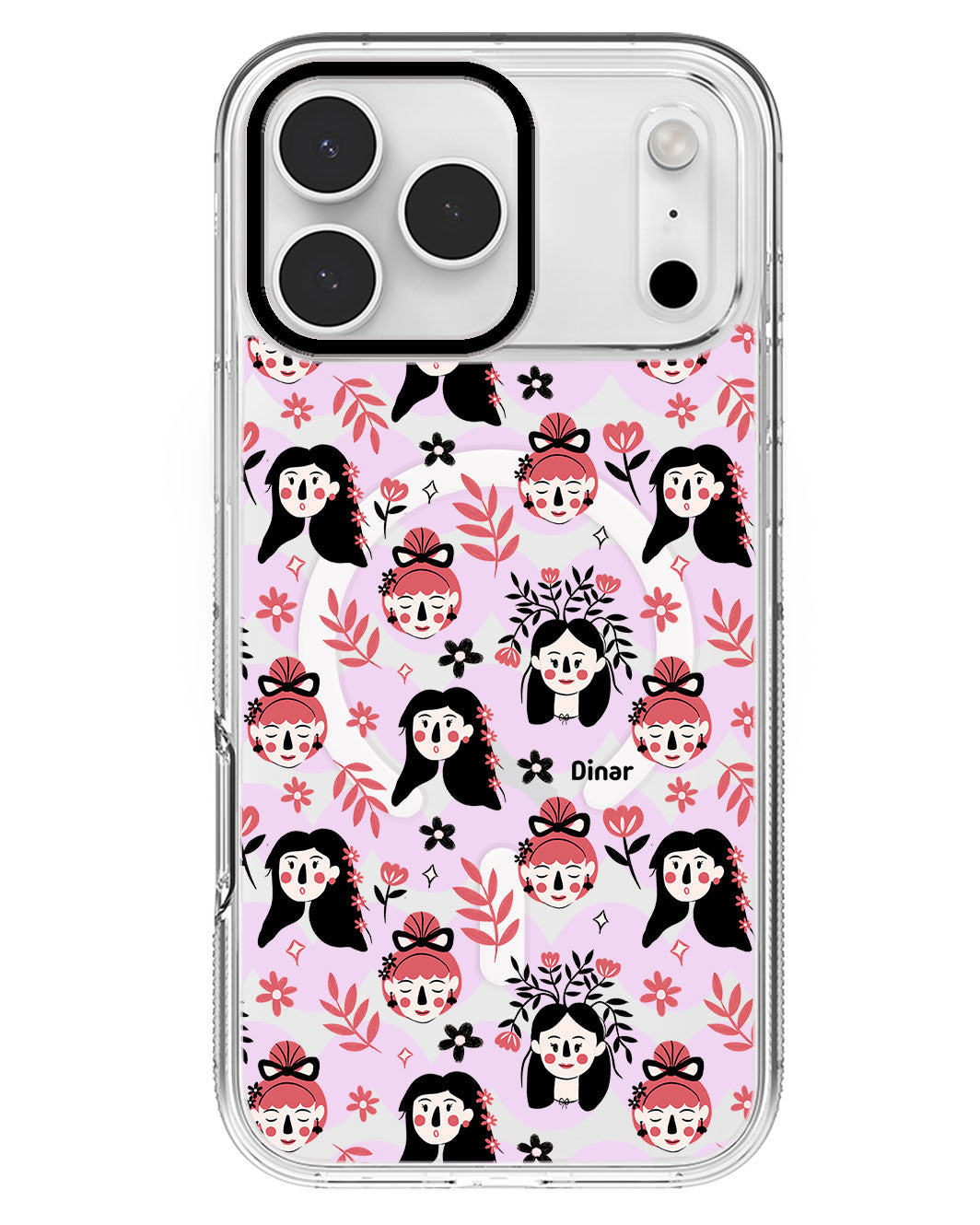 iPhone Rearguard MagSwap - Flowery Faces