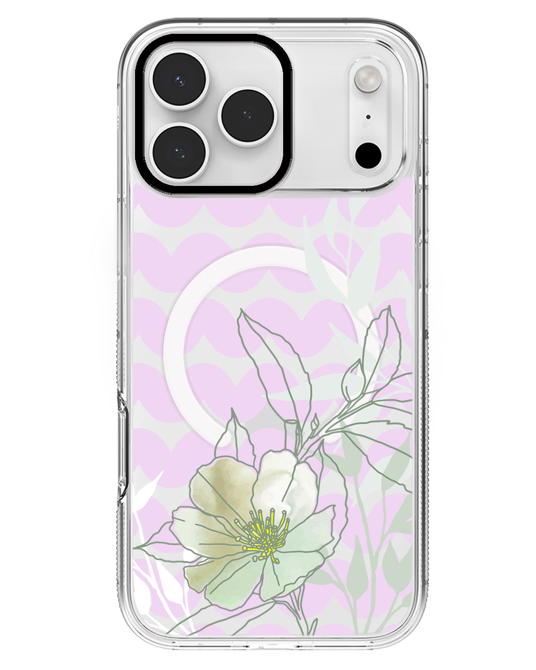 iPhone Rearguard MagSwap - Greenmint Lily