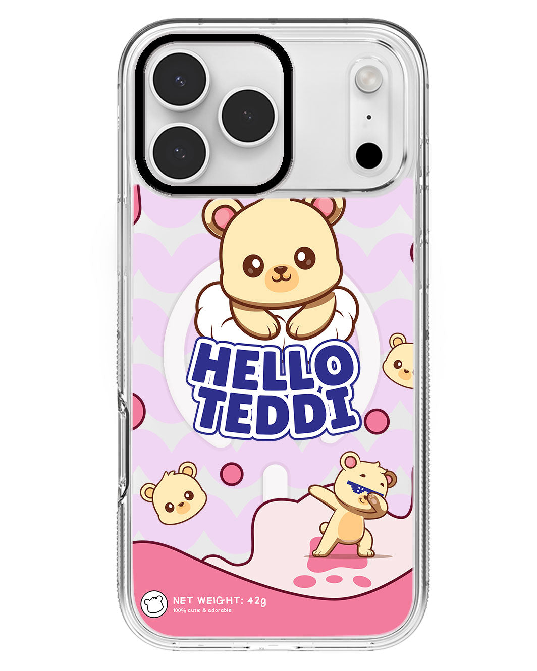 iPhone Rearguard MagSwap - Hello Teddy 2.0