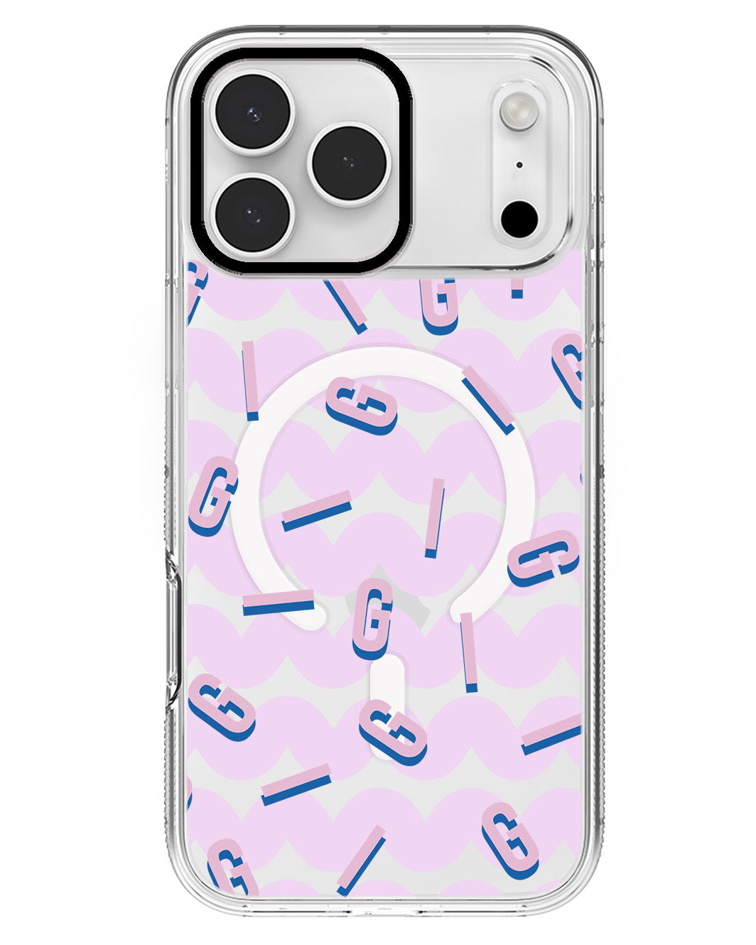 iPhone Rearguard MagSwap - CUSTOM MONOGRAM 1.0 Cotton Candy