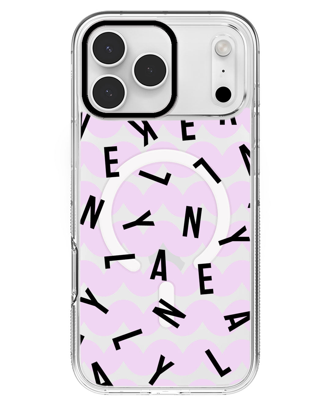 iPhone Rearguard MagSwap - CUSTOM MONOGRAM 2.0 Noir