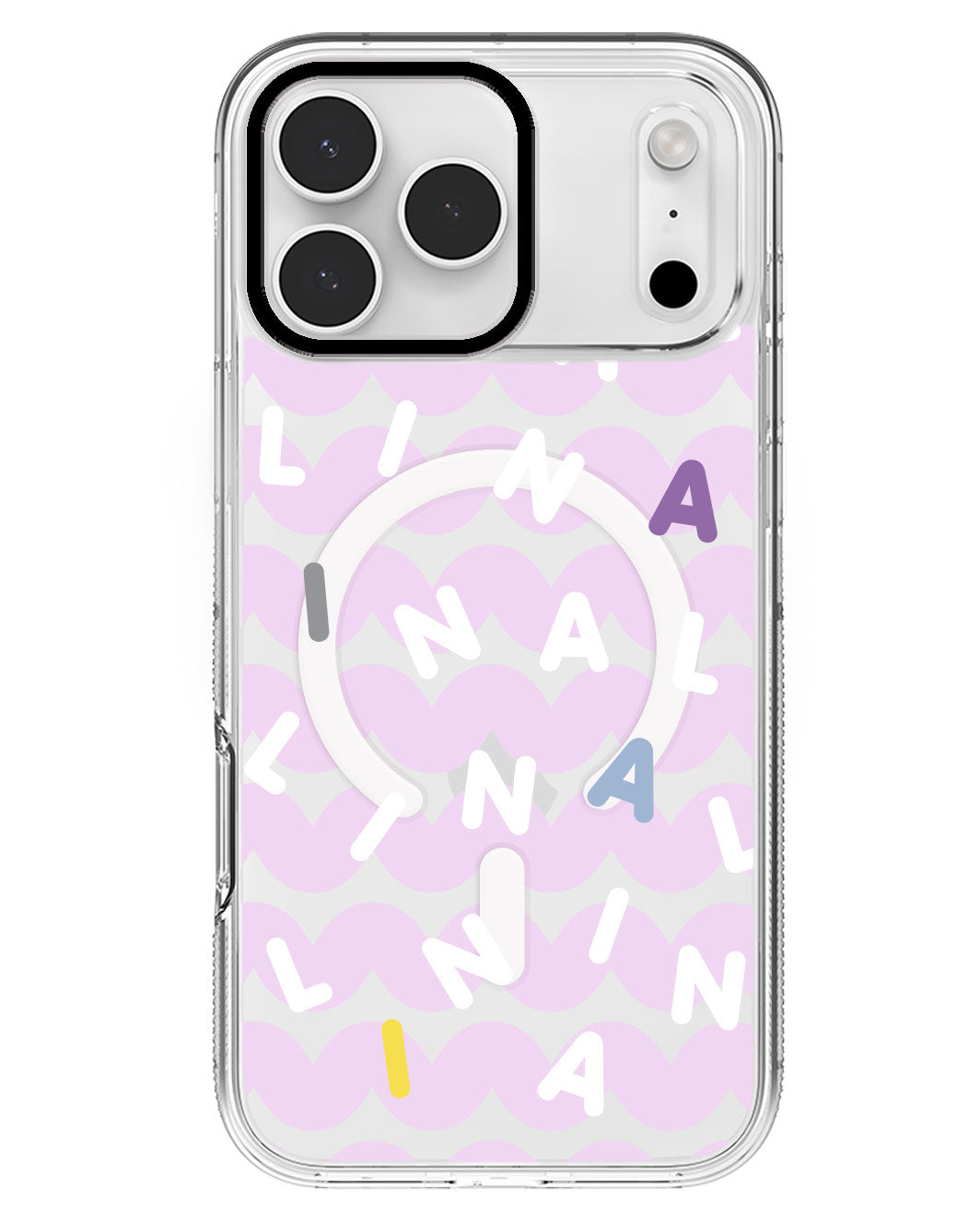 iPhone Rearguard MagSwap - CUSTOM MONOGRAM 2.0 White