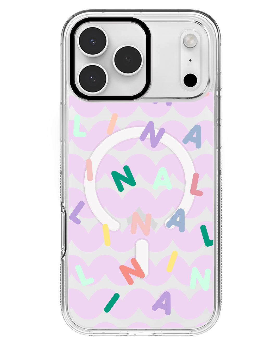 iPhone Rearguard MagSwap - CUSTOM MONOGRAM 2.0 Rainbow