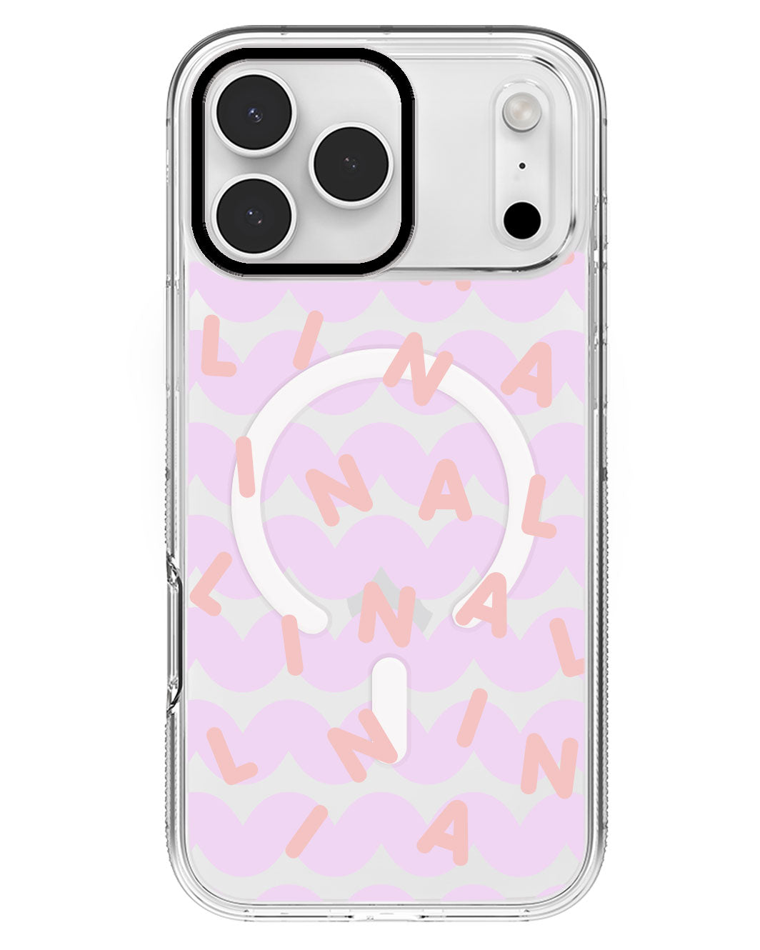 iPhone Rearguard MagSwap - CUSTOM MONOGRAM 2.0 Rosewater