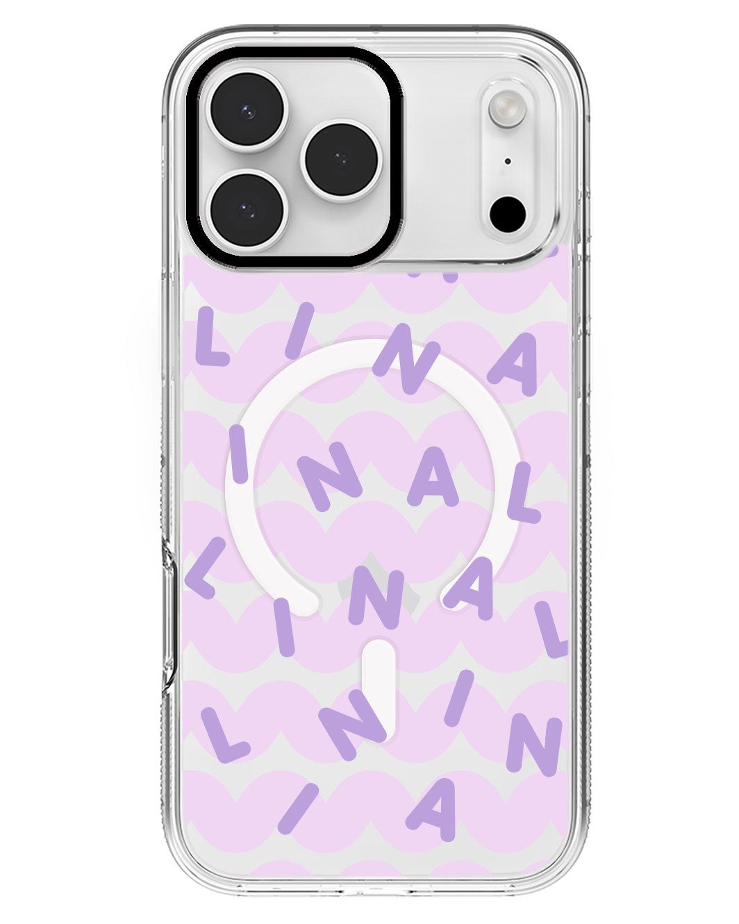 iPhone Rearguard MagSwap - CUSTOM MONOGRAM 2.0 Lilac