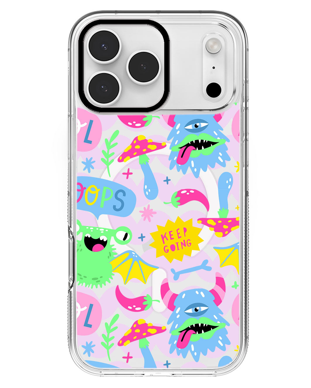 iPhone Rearguard MagSwap - Monster Say Keep Going