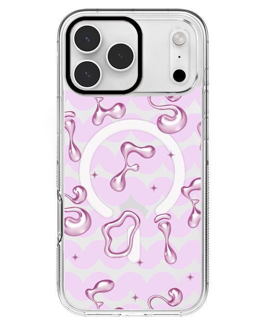 iPhone Rearguard MagSwap - Pink Chrome Monogram