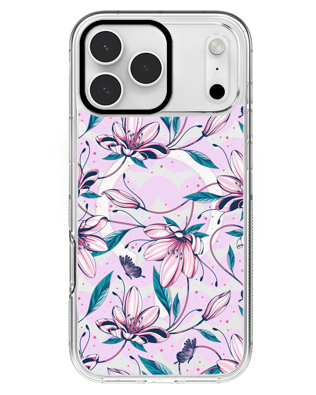 iPhone Rearguard MagSwap - Pink Tulip