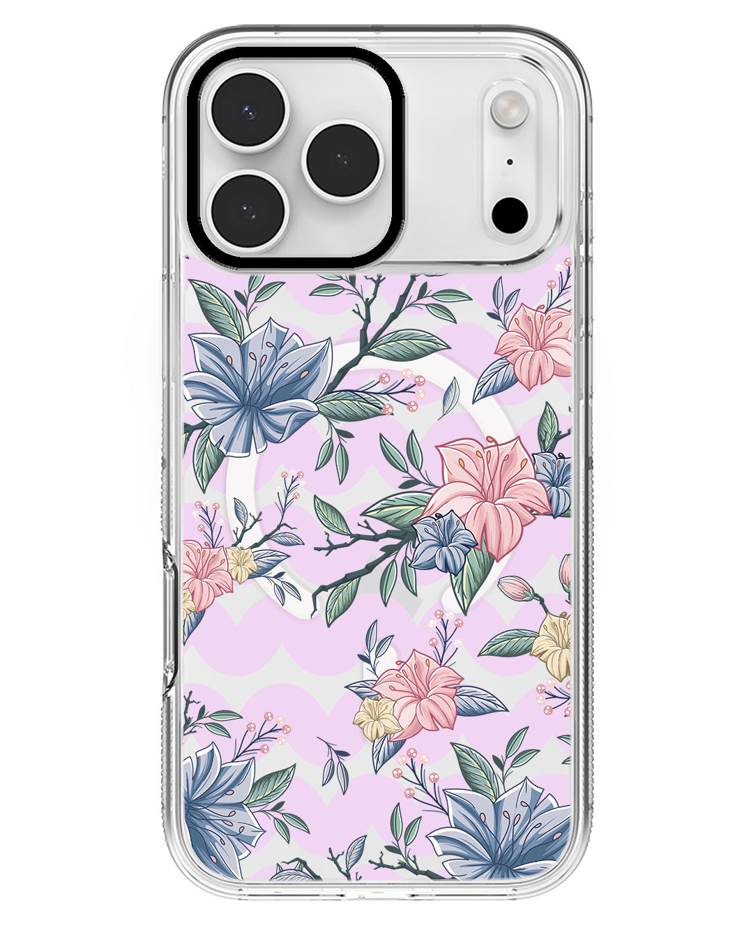 iPhone Rearguard MagSwap - Pink & Blue Floral