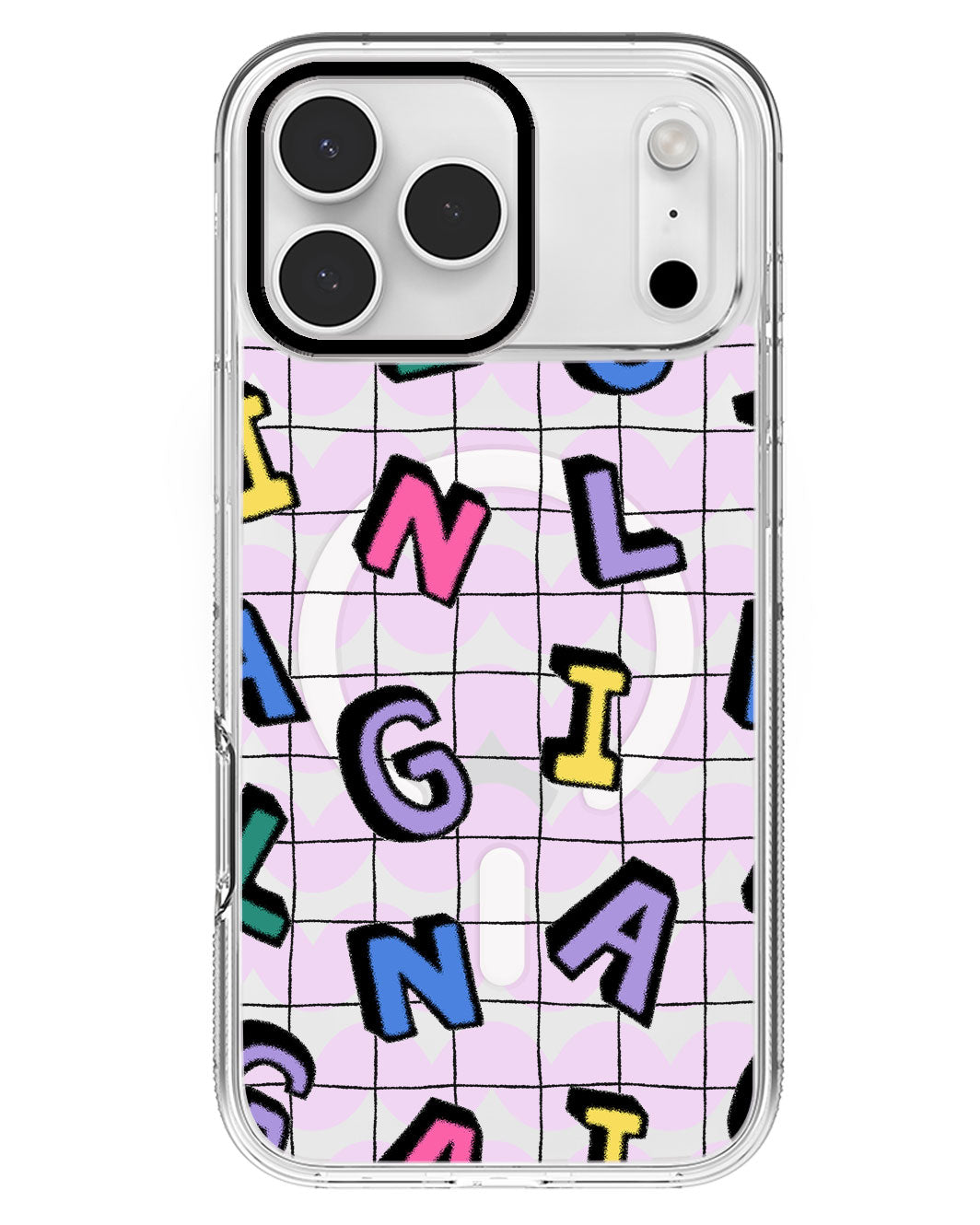 iPhone Rearguard MagSwap - Playful Monogram 2.0