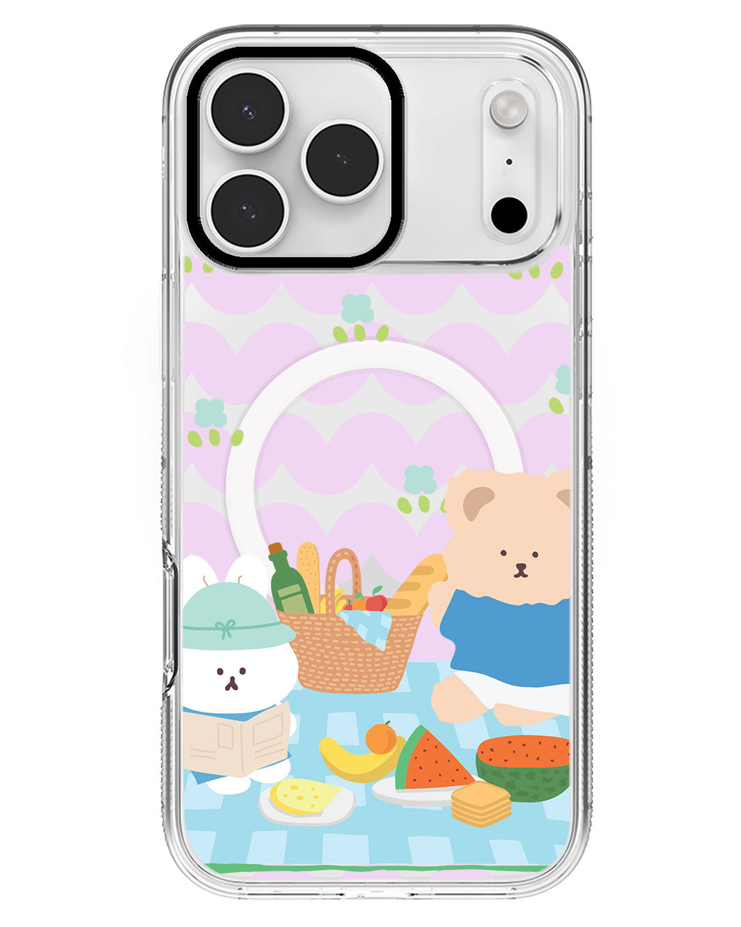 iPhone Rearguard MagSwap - Picnic Bear Blue
