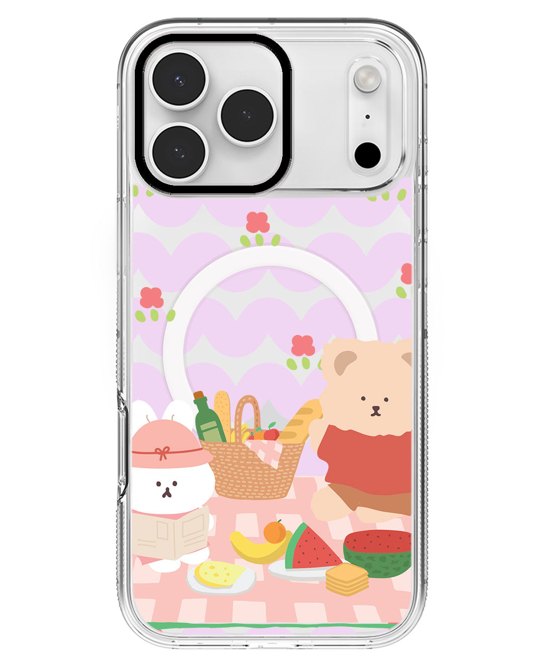 iPhone Rearguard MagSwap - Picnic Bear Pink