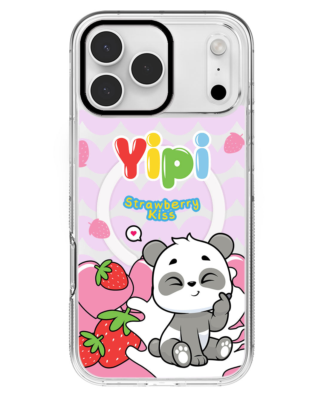 iPhone Rearguard MagSwap - Yipi Strawberry Kiss