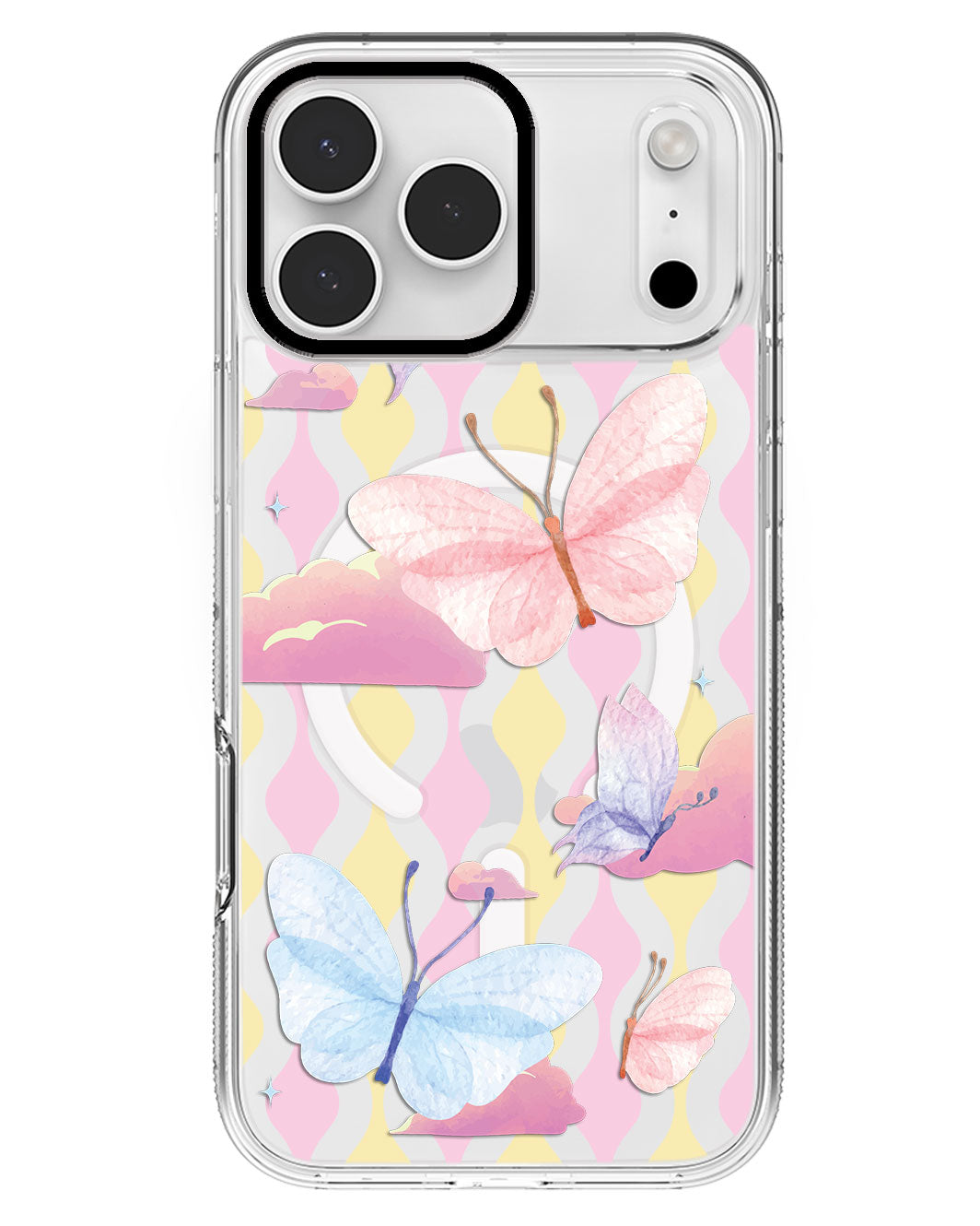 iPhone Rearguard MagSwap - Butterfly & Clouds