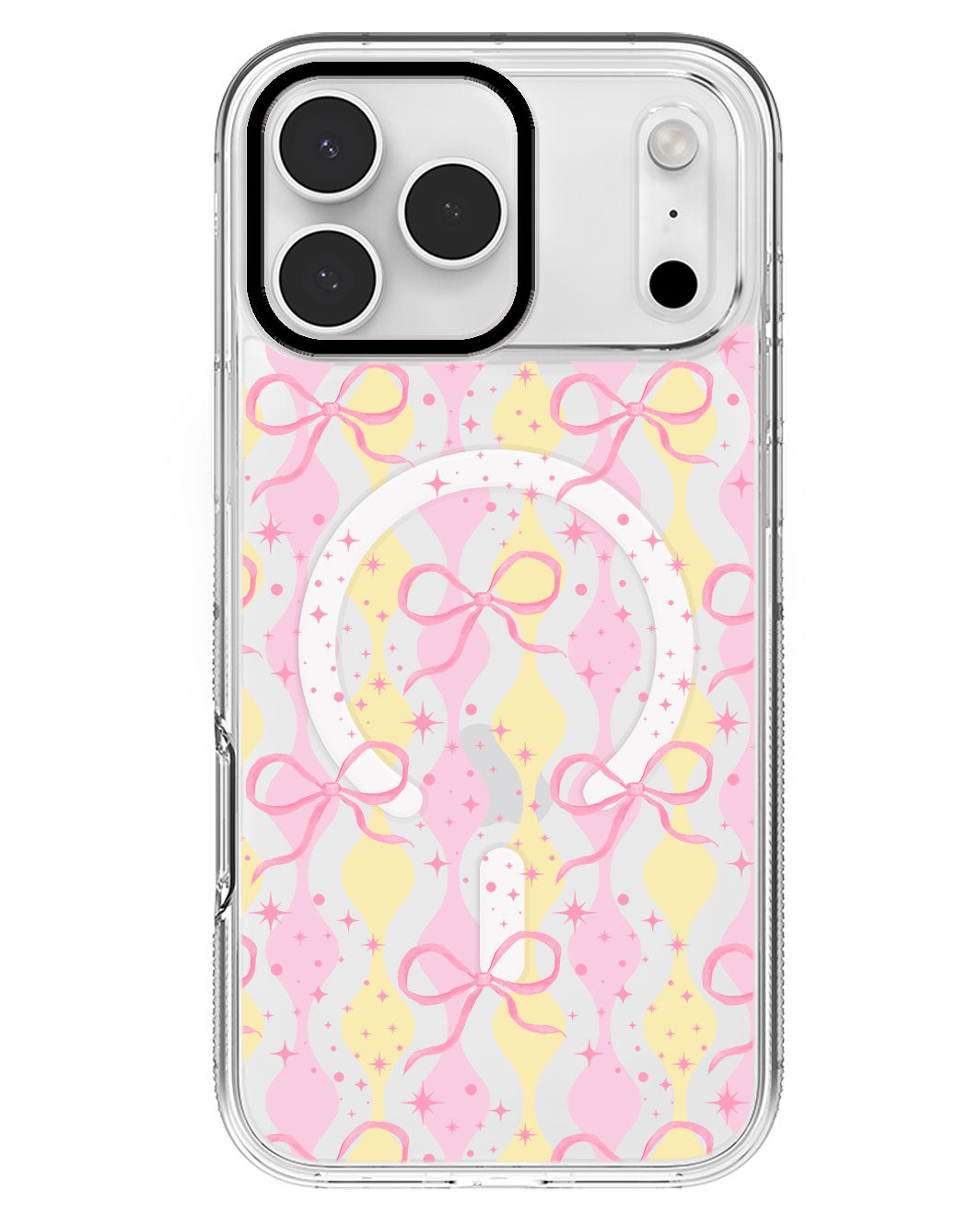 iPhone Rearguard MagSwap - Coquette Glittery Bow
