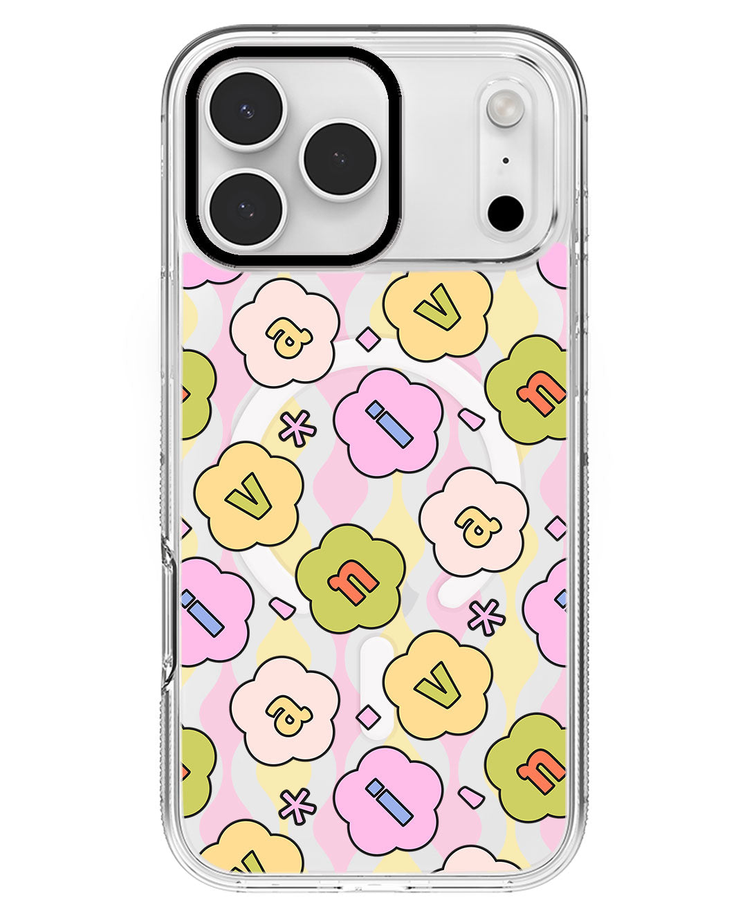 iPhone Rearguard MagSwap - CUSTOM MONOGRAM 3.0 Flower Petals 1.0