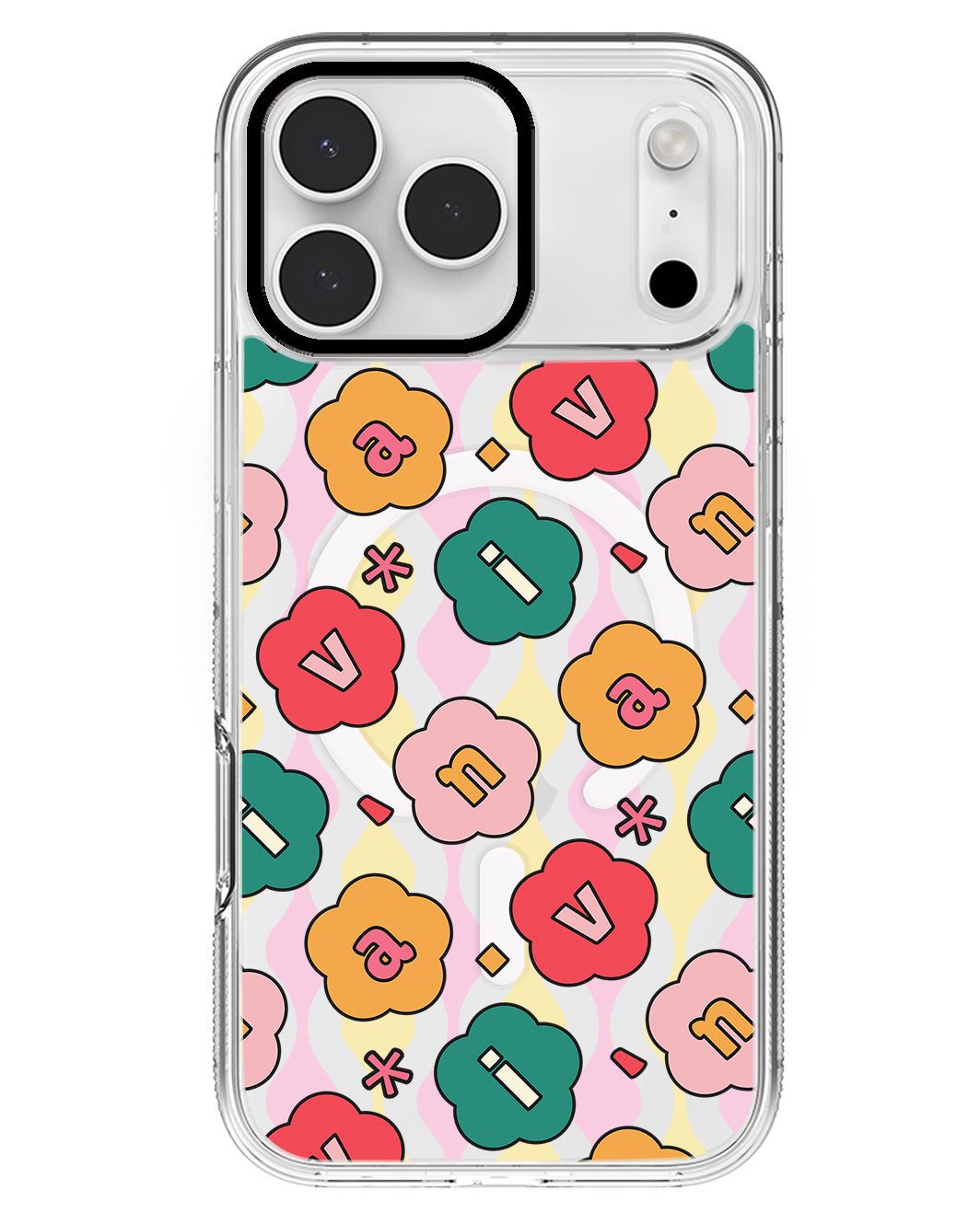 iPhone Rearguard MagSwap - CUSTOM MONOGRAM 3.0 Flower Petals 3.0