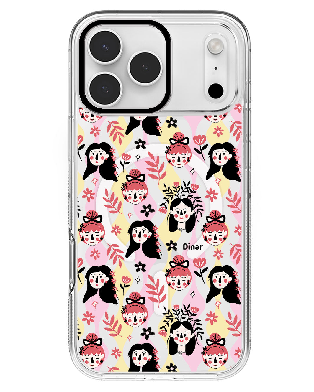 iPhone Rearguard MagSwap - Flowery Faces