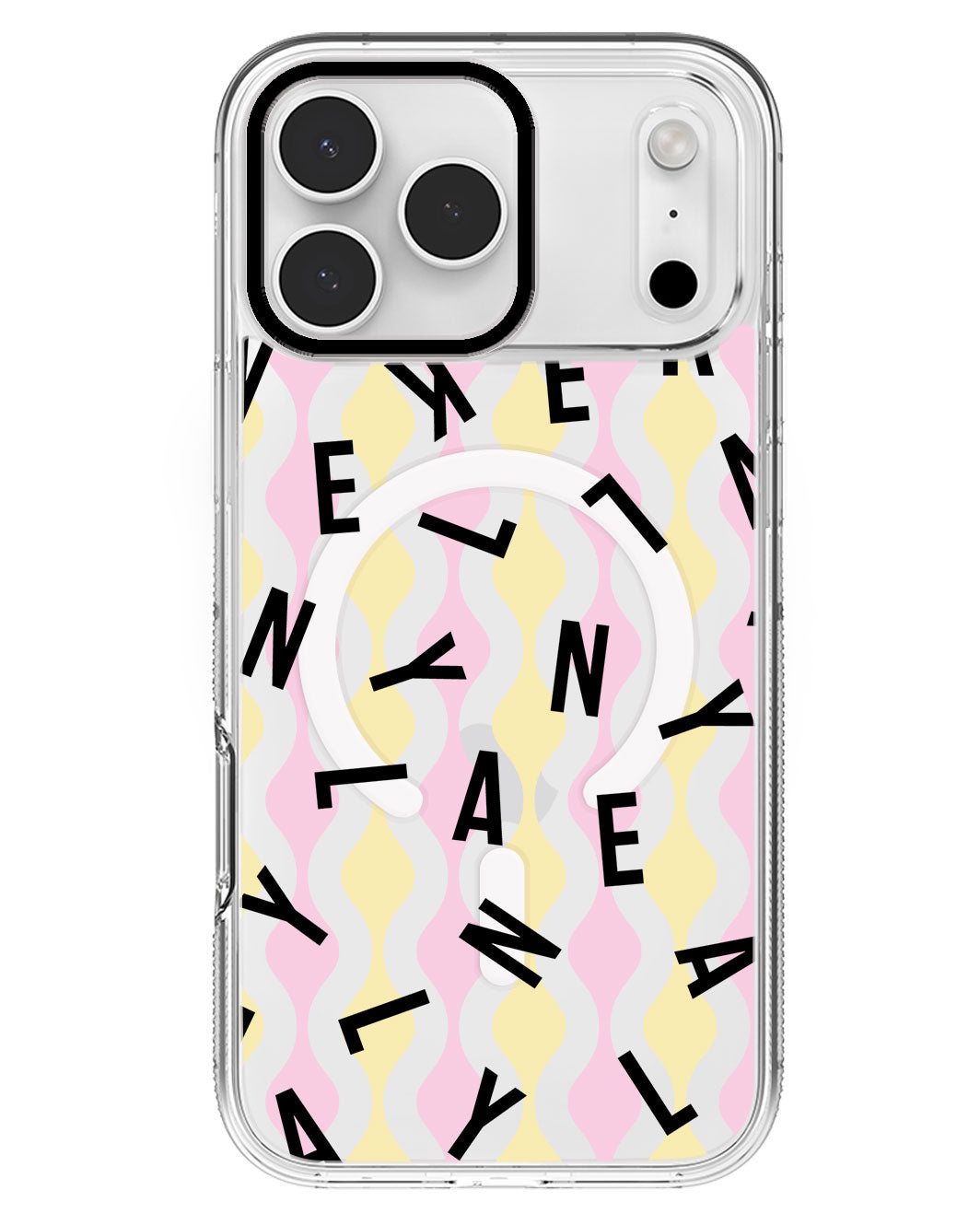 iPhone Rearguard MagSwap - CUSTOM MONOGRAM 2.0 Noir