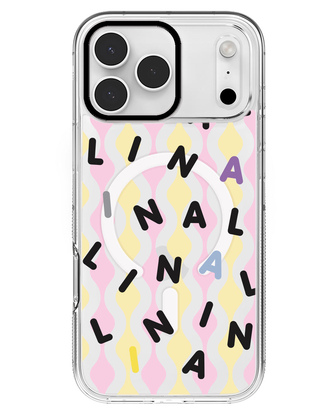 iPhone Rearguard MagSwap - CUSTOM MONOGRAM 2.0 Black