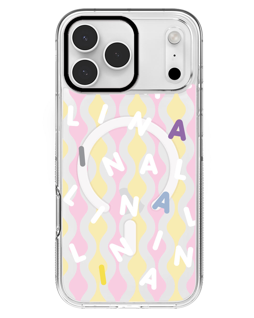 iPhone Rearguard MagSwap - CUSTOM MONOGRAM 2.0 White