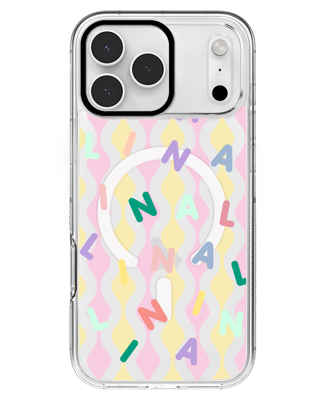 iPhone Rearguard MagSwap - CUSTOM MONOGRAM 2.0 Rainbow