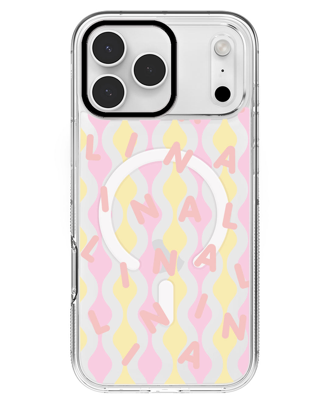 iPhone Rearguard MagSwap - CUSTOM MONOGRAM 2.0 Rosewater