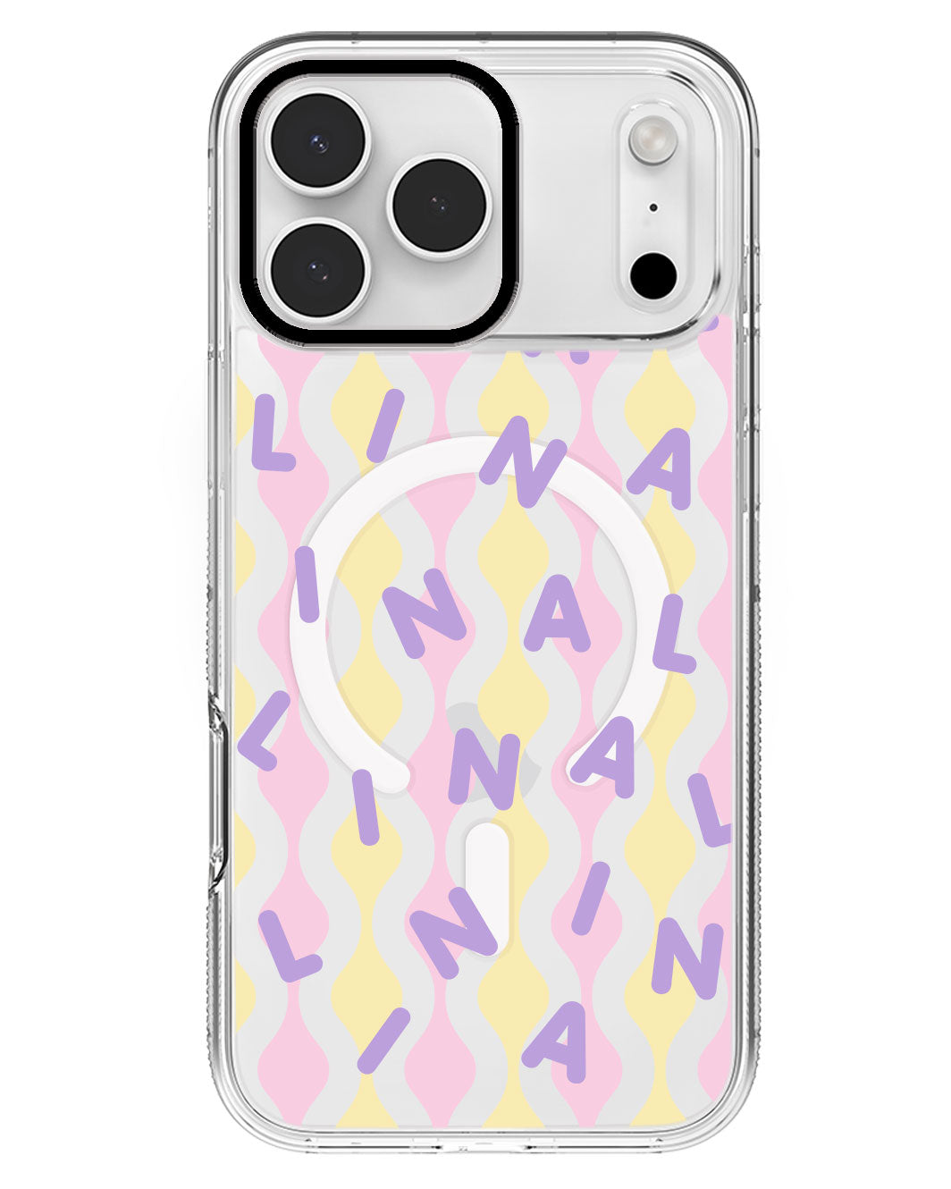 iPhone Rearguard MagSwap - CUSTOM MONOGRAM 2.0 Lilac