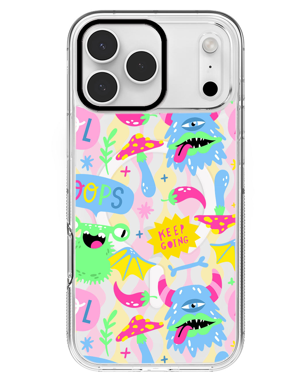 iPhone Rearguard MagSwap - Monster Say Keep Going