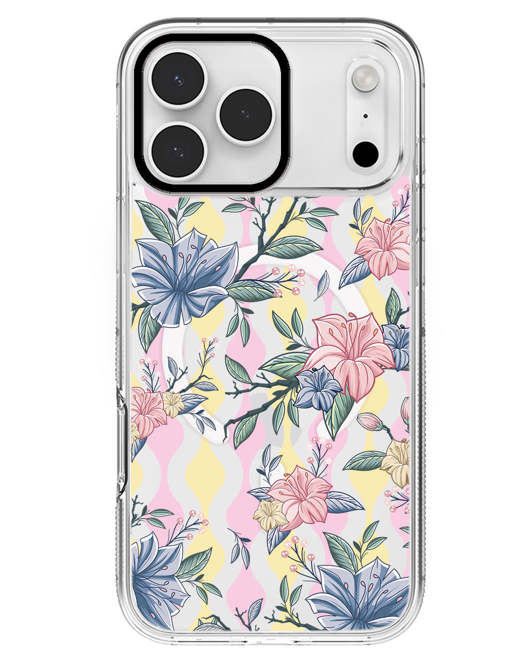 iPhone Rearguard MagSwap - Pink & Blue Floral