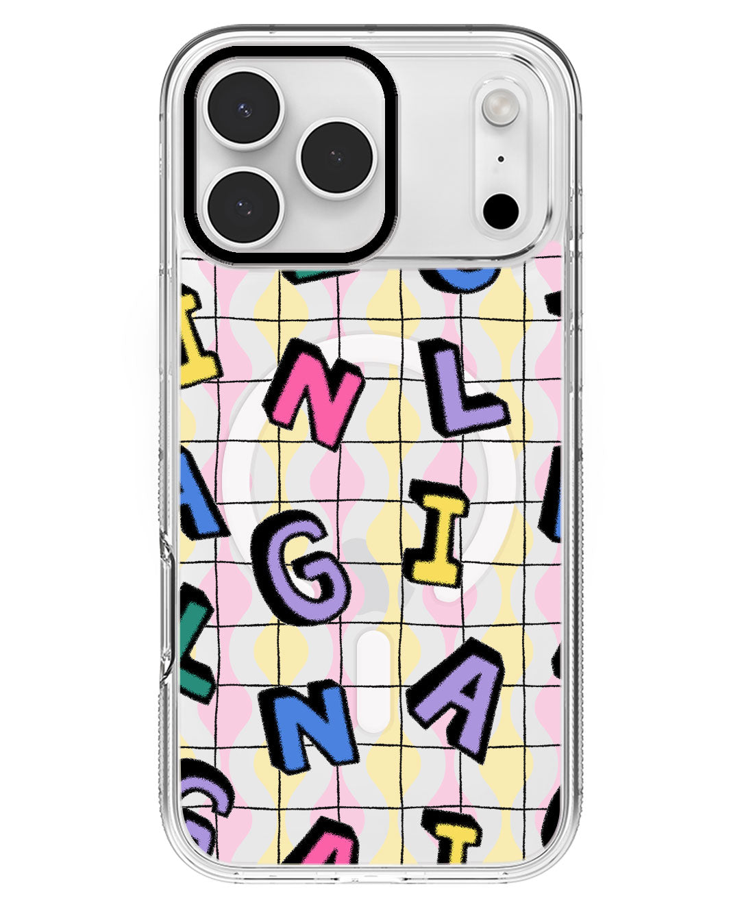 iPhone Rearguard MagSwap - Playful Monogram 2.0