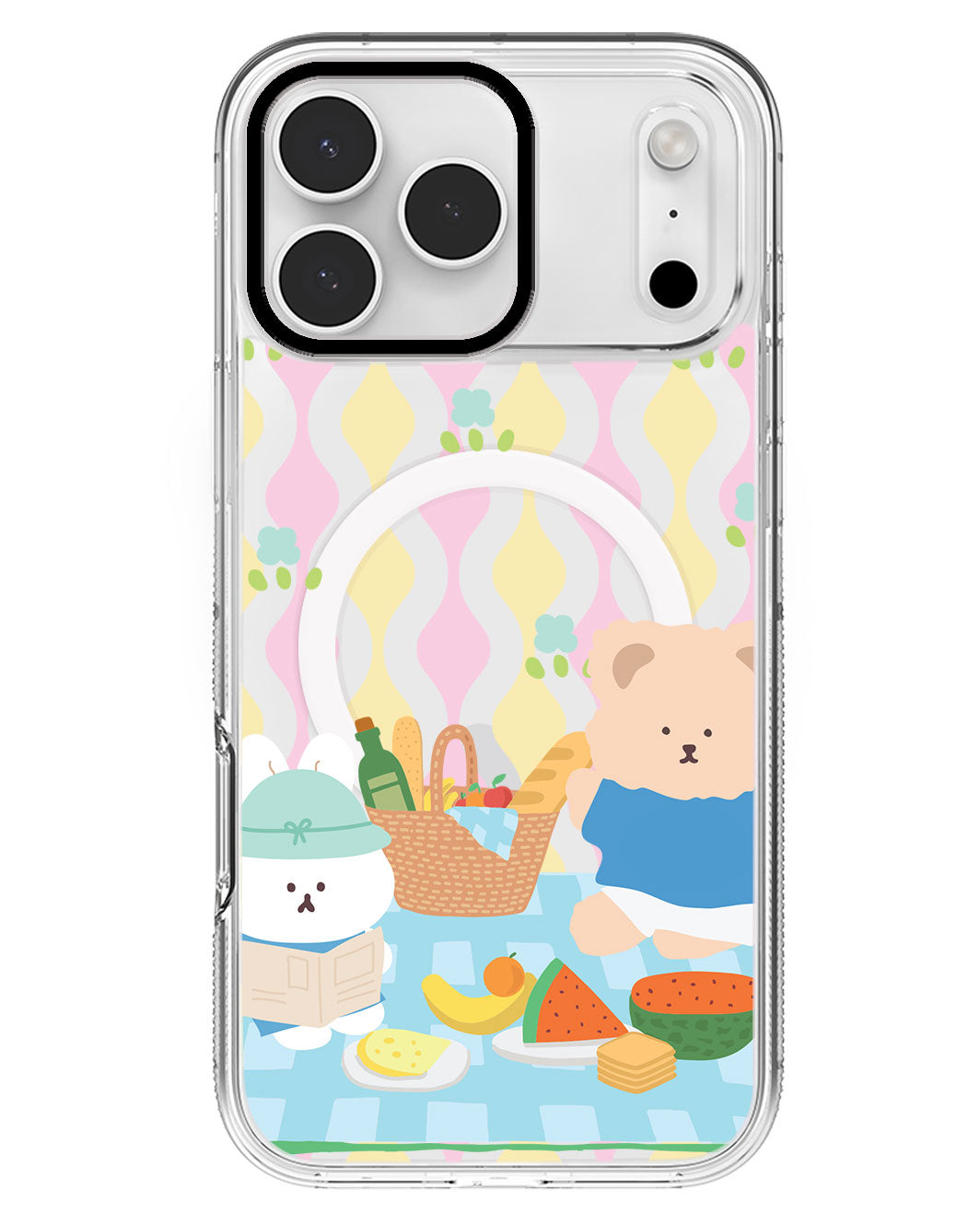 iPhone Rearguard MagSwap - Picnic Bear Blue