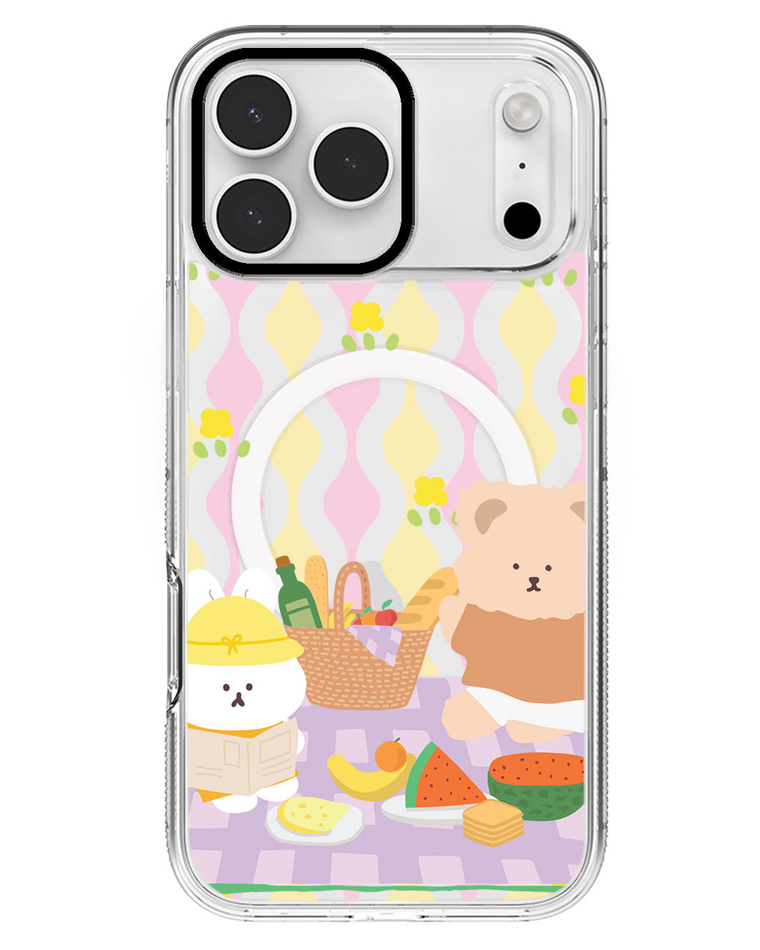 iPhone Rearguard MagSwap - Picnic Bear Lilac
