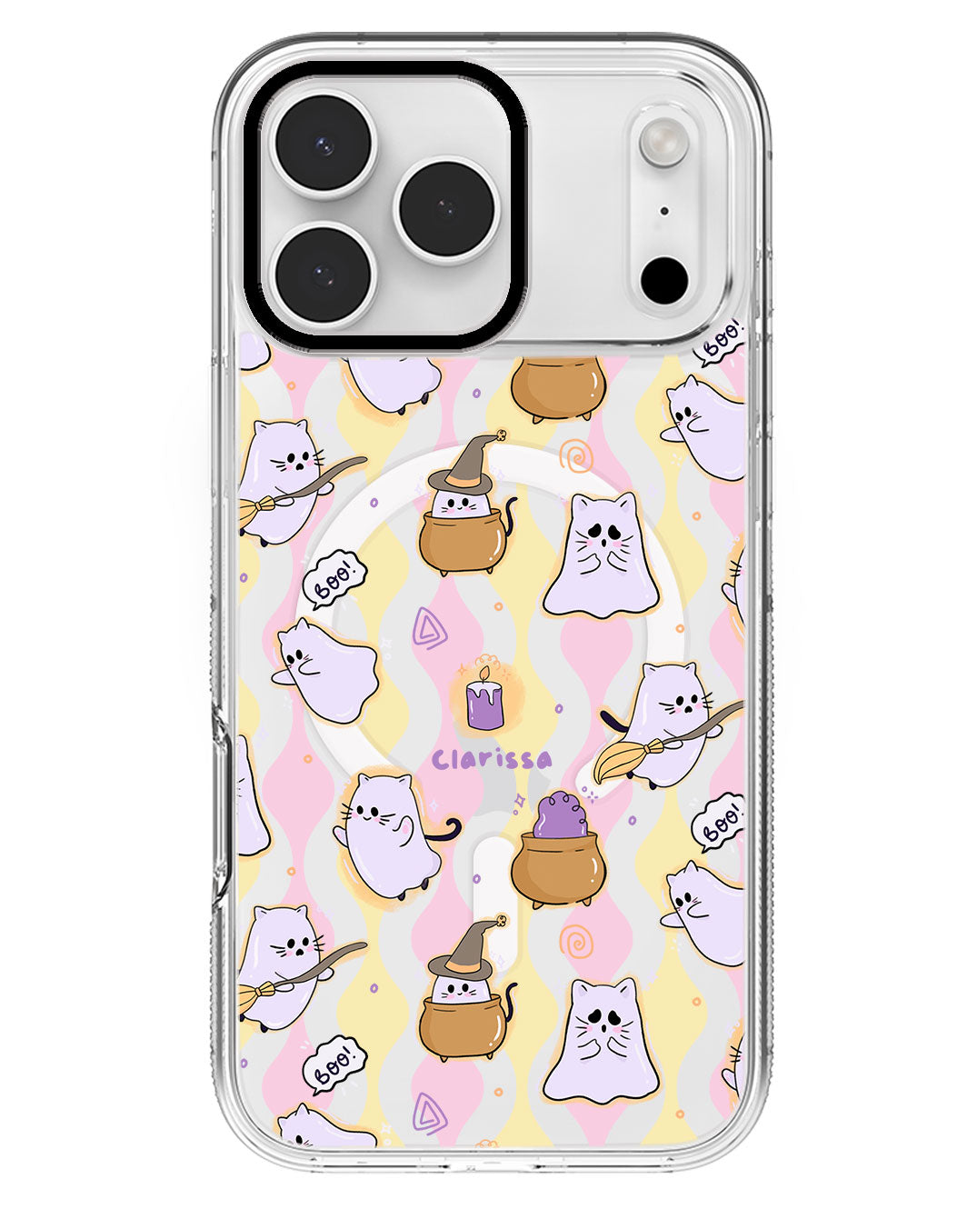 iPhone Rearguard MagSwap - Spooky Cat