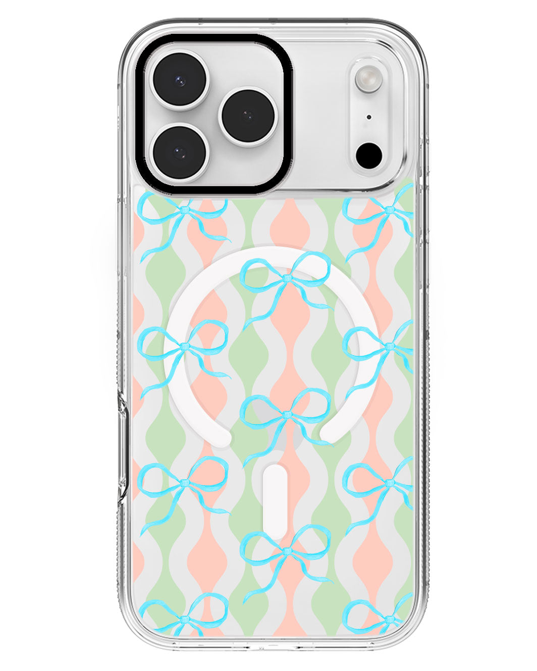 iPhone Rearguard MagSwap - Coquette Blue Bow