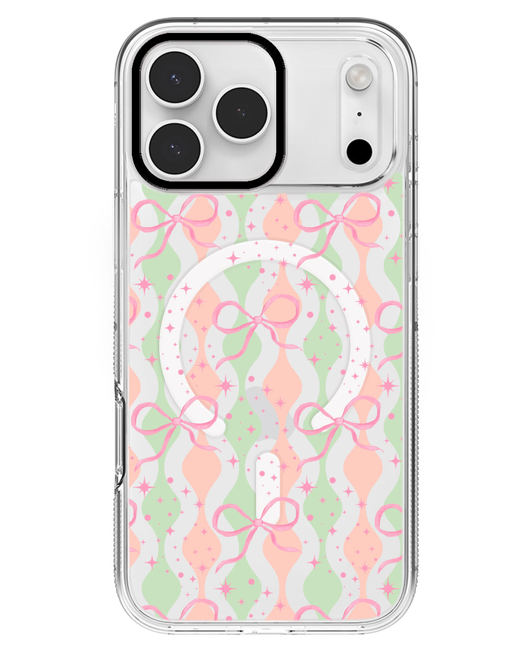 iPhone Rearguard MagSwap - Coquette Glittery Bow