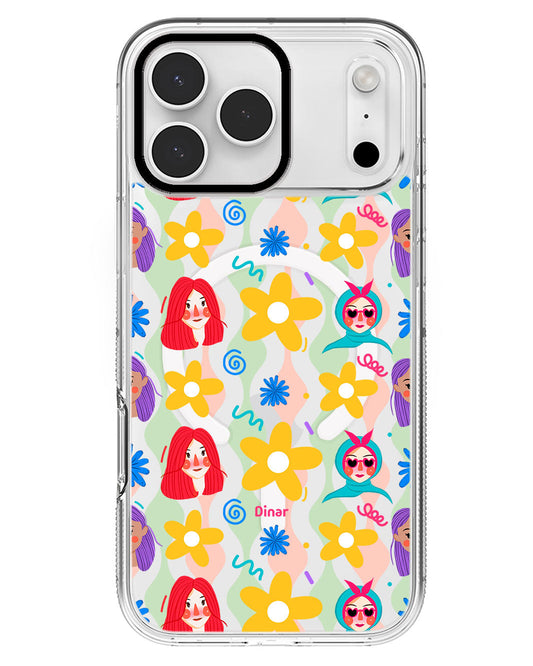 iPhone Rearguard MagSwap - Daisy Faces