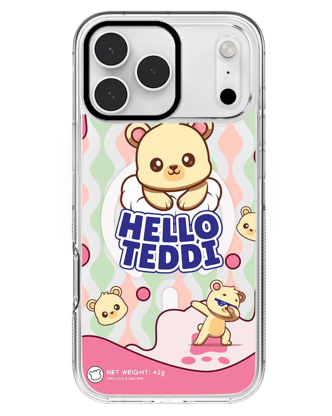 iPhone Rearguard MagSwap - Hello Teddy 2.0